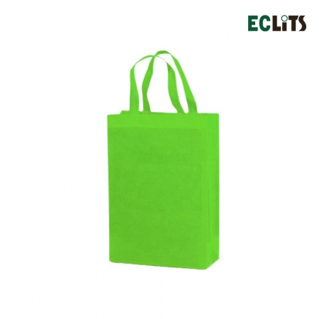 단색 부직포 가방 그린 [ 소 / 25 x 30 x 10cm ] #2