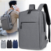 작은이미지: 스퀘어 데일리 노트북 백팩 가방 17인치 #2