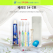 페리오 54-2호 페리오 치약 50g +국산 이중 사출 미세모 칫솔 두개+ 치실 15mm + 커플형케이스