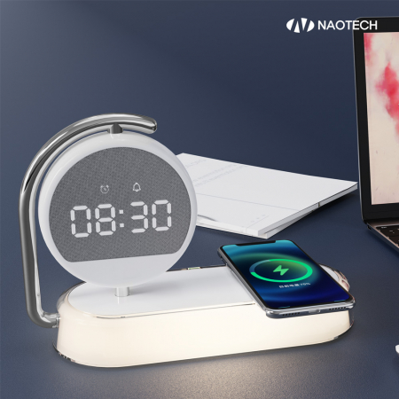 나오 무선 고속충전 터치 무드등 시계 NAO-L5100C #3