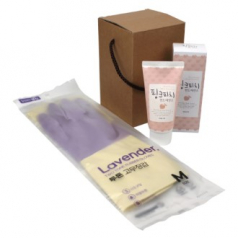 투톤 고무장갑 + 과일나라 핸드에센스 2종 세트