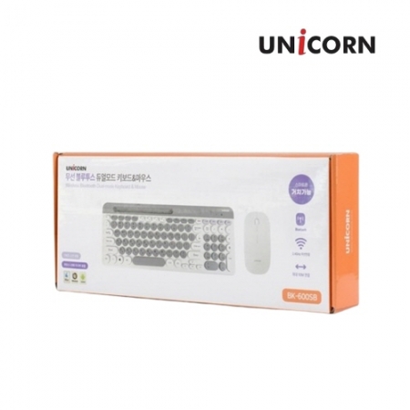 유니콘 2.4G+블루투스 무선 키보드 마우스 세트 BK-600SB #4
