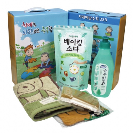 베이킹소다 + 참그린 주방세제 + 코코넛 수세미 + 냄비받침 + 기라로쉬 울리 주방타올 5종세트 #2