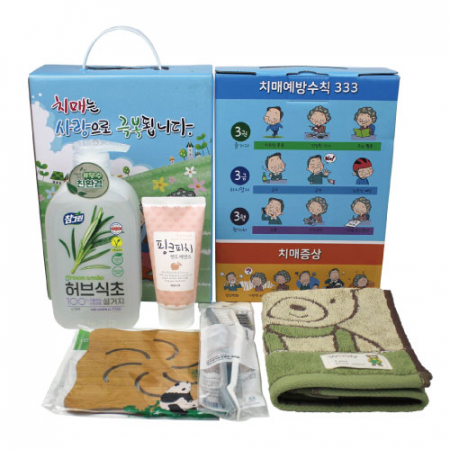 허브식초 주방세제+냄비받침+락앤락 세척솔+기라로쉬 울리 주방타올+과일나라 핸드에센스 5종세트 #2