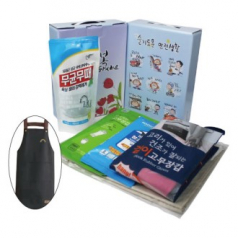 방수 앞치마+걸이 고무장갑+속장갑+청소박사+무균무때 5종세트