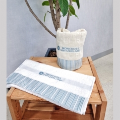 몽크로스 3단 전자동 팅클스타 우산, 몽크로스 바코드 타올 1P 세트