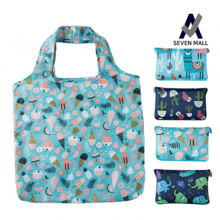 세븐몰 지퍼형 장바구니 트로피컬 세트 #2