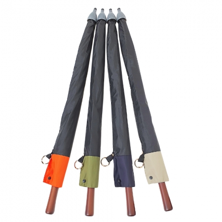 에코슬로우스 빗물컵 우산 자동 70X8K 일자 나무 무하직기 #3