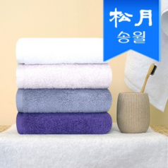 [송월타올]호텔수건 레이블 퍼플라인 타올 170g 40수, 기념수건, 답례품