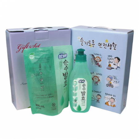 참그린곡물 주방세제 용기+참그린곡물 주방세제 리필 세트 #2