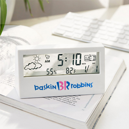 다기능 투명LCD 탁상시계-컬러인쇄+선물포장 포함 #2