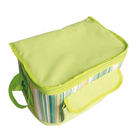 숄더크로스형 연두 스트라이프 아이스쿨러백 16L #3