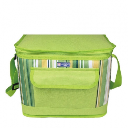 숄더크로스형 연두 스트라이프 아이스쿨러백 16L #2