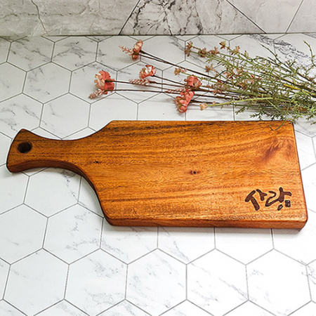 모멘트 마호가니 사랑 플레이팅 도마 420*170*20mm #2