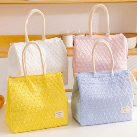 CI613 에코라이프 하이앤드 체커보드 방수 토트백 보온보냉가방 #2