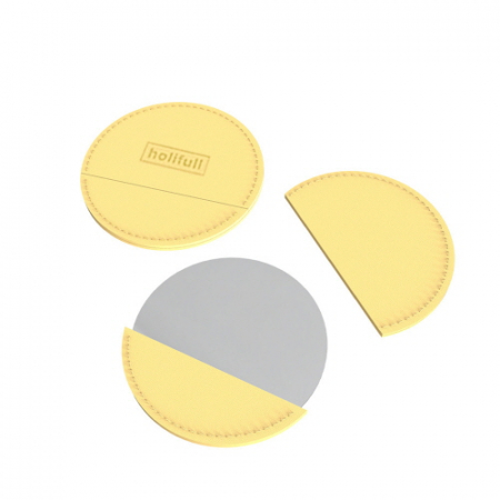 CI669 에코라이프 라운드 휴대용 무지 포켓 미니 손거울 #2