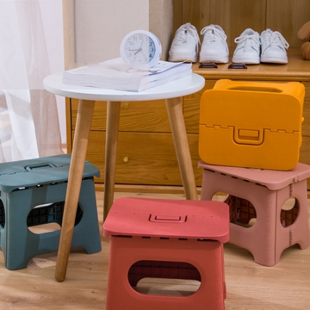 CI594 네이쳐 논슬립 가정용 다용도 스툴 보조 접이식 의자 소형 #2