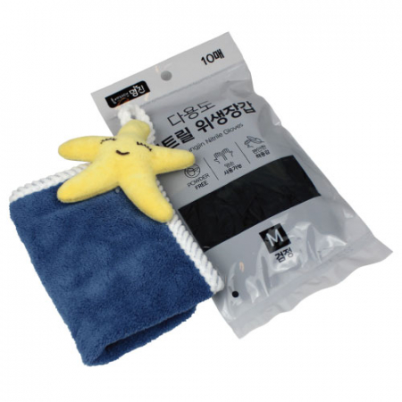 니트릴 위생장갑 + 캐릭터 핸드타올 외 2종 세트 #2