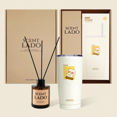 센트라도 디퓨저 150ml+카카오 춘식이 빨대 스텐 텀블러 580ml 세트 #2