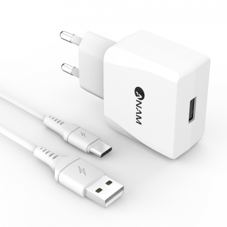 아남 QC3.0 USB 1포트 충전기 TYPE-C 케이블포함 ATC QC1P #2