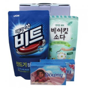 비트 액체 세탁세제+다우니 섬유유연제+베이킹소다 다우니 세트