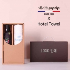 프리미엄 세트 협립 3단 미니 플라워즈 완전 자동 우양산 + 협립 눈꽃 폴딩 세면타올 세트