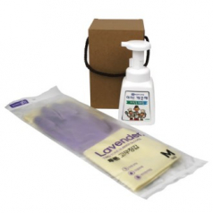 주방전용 아이깨끗해 핸드워시+투톤 고무장갑 2종세트 케이스 선택