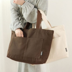 다원 투포켓 베이직 빅 에코백