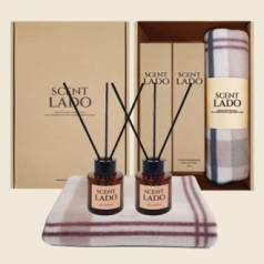 센트라도 디퓨저 50ml 2P + 패턴 담요 세트