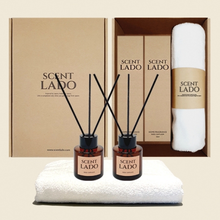 센트라도 디퓨저 50ml 2P+송월 타올(수건) 세트 #3