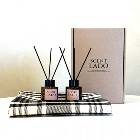 센트라도 디퓨저 50ml 2P + 국산 항공담요 세트 #2