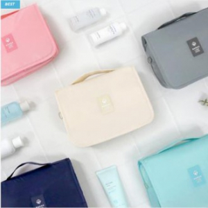 컴팩트 여행용정리 파우치 2단 세면백