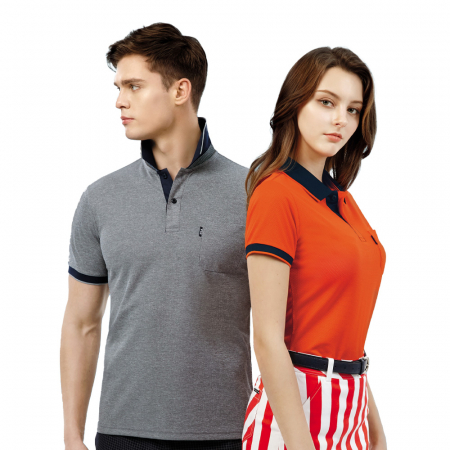 매직 쿨렉스 배색 폴로 반팔 티셔츠 카라 남여공용 #3