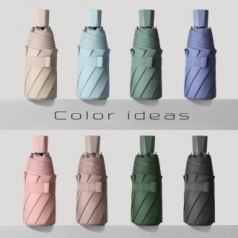 모란디 컬러 3단우산, 미니우산, 경량우산, 접이식 양산, 모던 컬러 우산