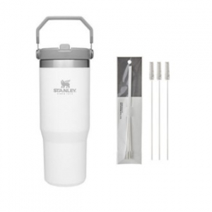 스탠리 클래식 아이스플로우 플립 보틀 887ml + 빨대솔 3P