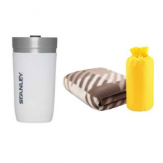 JE담요세트 + 스탠리 고 진공 텀블러 473ml