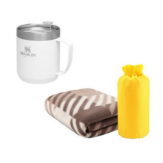 JE담요세트 + 스탠리 클래식 캠프 머그 354ml