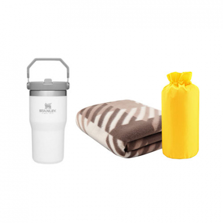 JE담요세트+스탠리 클래식 아이스 플로우 플립 스트로 텀블러 591ml #2