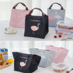 플라밍고 쿨러백, 도시락가방, 보온백 보냉백 런치백 이유식가방 직장인 도시락 학생