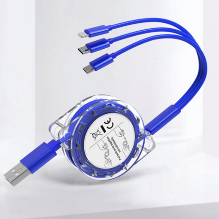 3in1 릴타입 충전케이블 릴케이블 #2