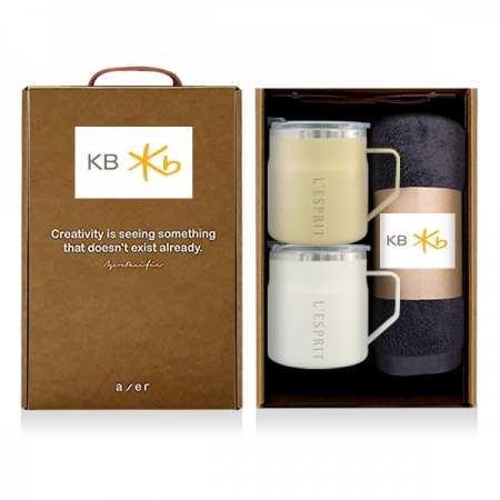 레스쁘리 고급 텀블러세트 RRR(어반 스텐 머그 355ml+타올) #4