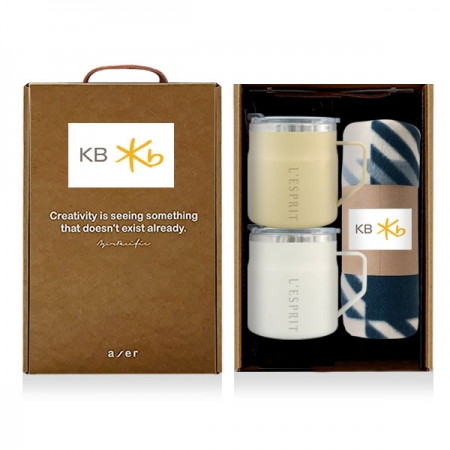 레스쁘리 고급 텀블러세트 SSS (어반 스텐 머그 355ml+무릎담요) #4