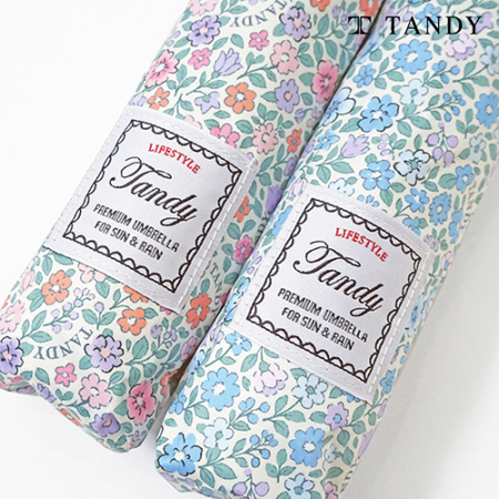 탠디 3단 7K 빈티지잔꽃 초경량 카본 우양산 #7