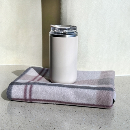 센트라도 패턴 담요+타이니 텀블러 세트 #3