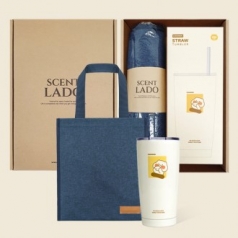 센트라도 컬러 보온보냉백+카카오 춘식이 빨대 스텐 텀블러 세트