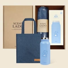 센트라도 컬러 보온보냉백+카카오 밀키 스텐 텀블러 세트