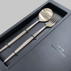 방짜유기 커트러리 세트