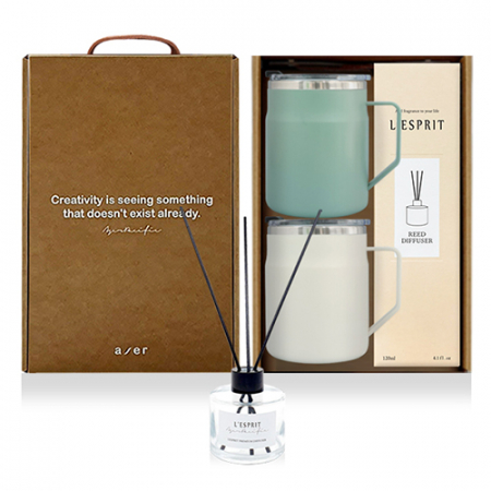 레스쁘리 고급 텀블러세트 NNNN(어반 스텐 머그 475ml+디퓨저120ml) #2