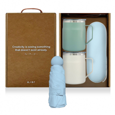 레스쁘리 고급 텀블러세트 YYY(어반 스텐 머그 475ml + 마카롱 우산)