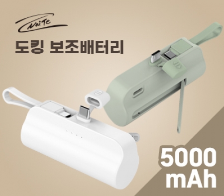 나이테 ST-AB100 도킹형 보조 배터리 5000mA C+C #2